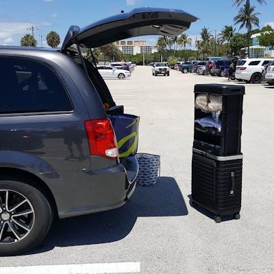 Zwei Reiseberichte mit dem Pull Up Suitcase