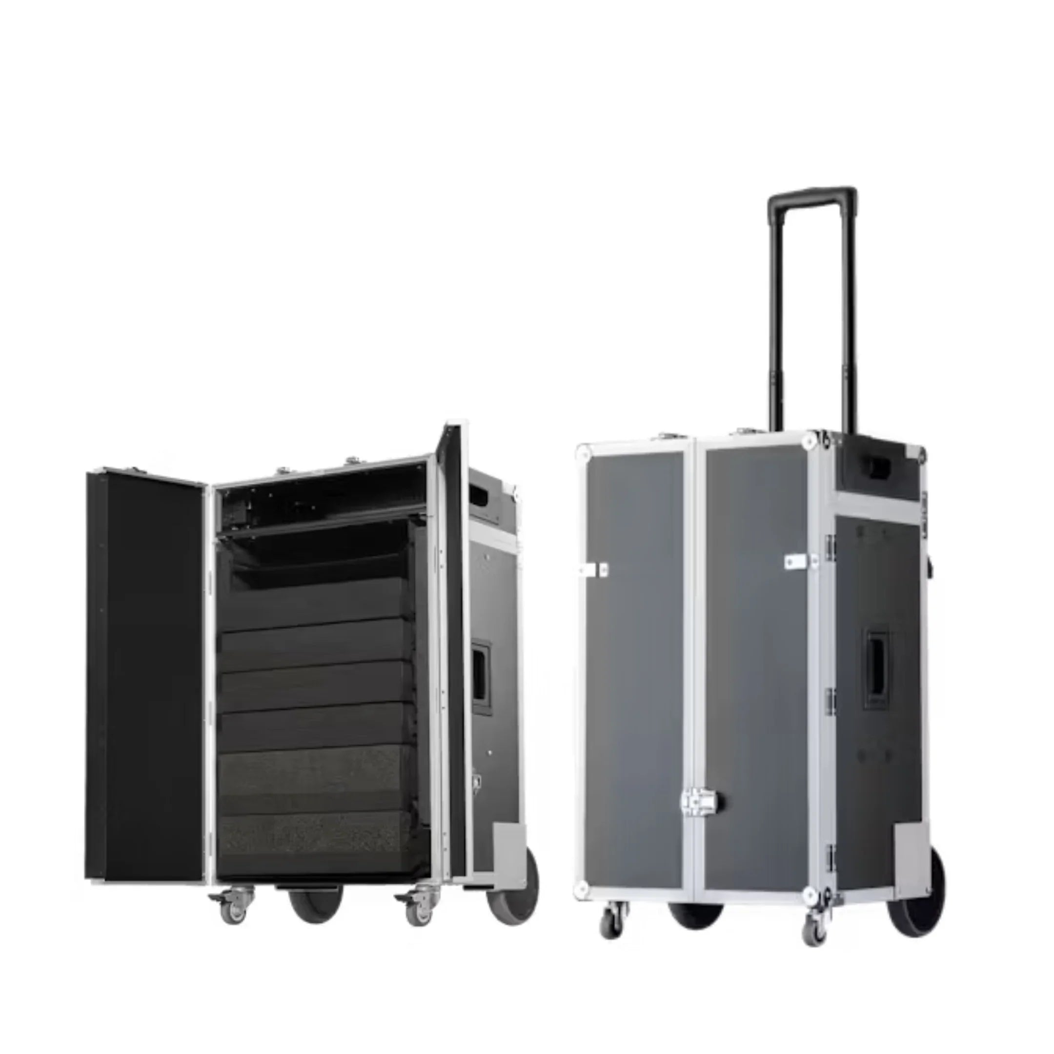 Kamera Koffer Pull Up Koffer mit geöffneter Tür