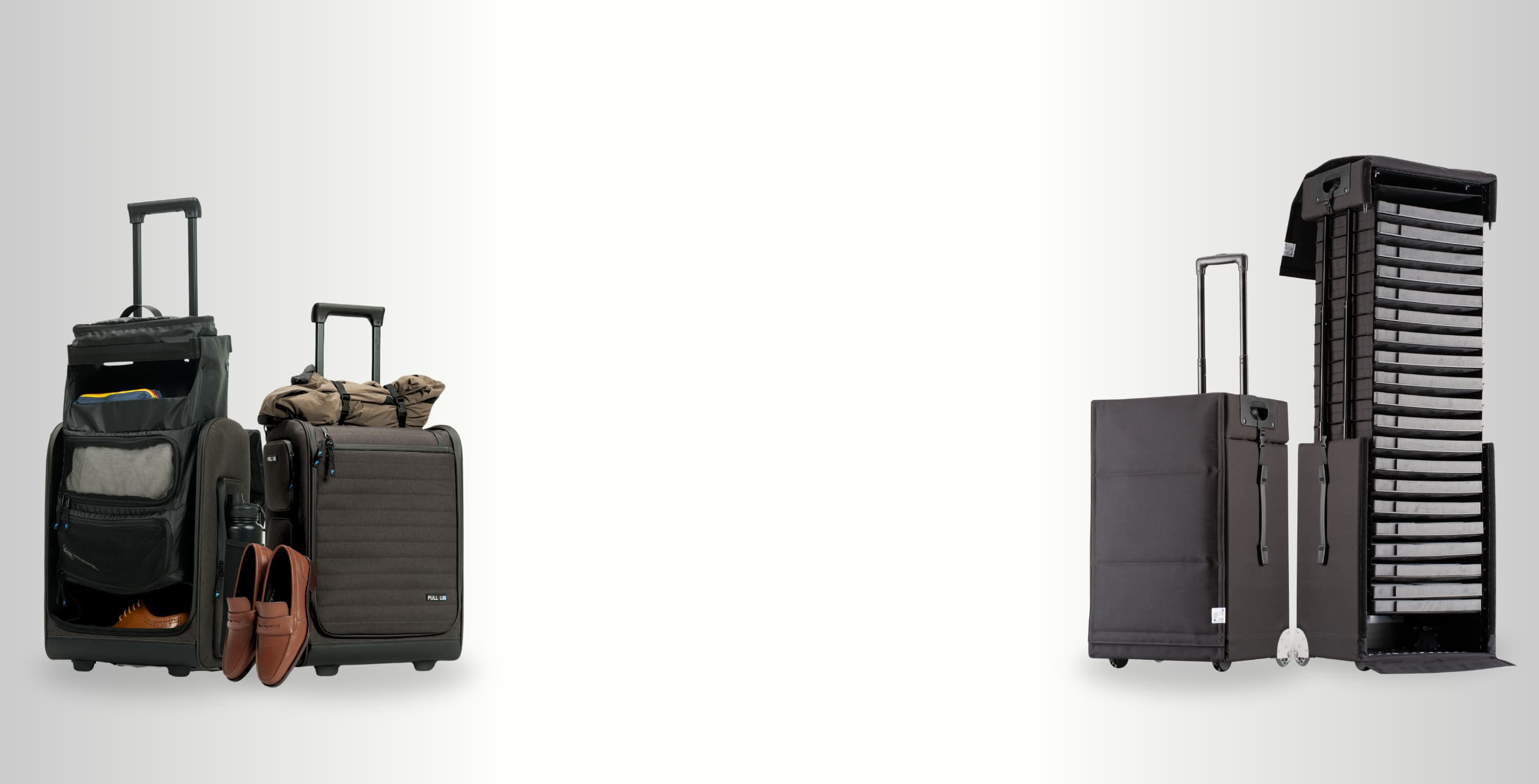 Pull Up Backpack & Pull Up Samplecase