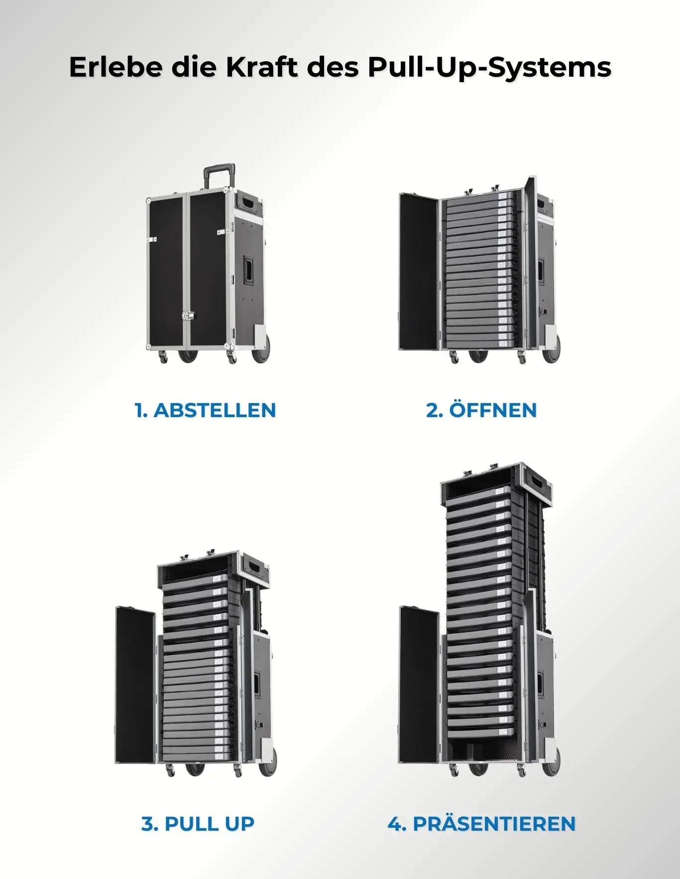 Erlebe die Kraft des Pull-Up-Systems